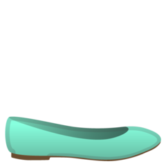 How emoji flat shoe displayed on Google