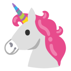 How emoji unicorn displayed on Google