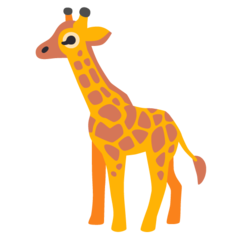 How emoji giraffe displayed on Google