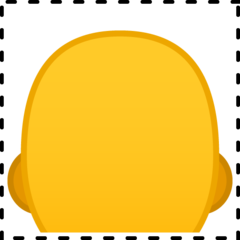 How emoji bald displayed on Google