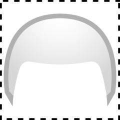 How emoji white hair displayed on Google