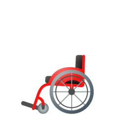 How emoji manual wheelchair displayed on Google