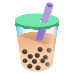 How emoji bubble tea displayed on Google