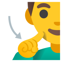 How emoji deaf man displayed on Google