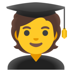 How emoji student displayed on Google