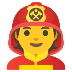 How emoji firefighter displayed on Google