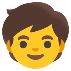 How emoji child displayed on Google