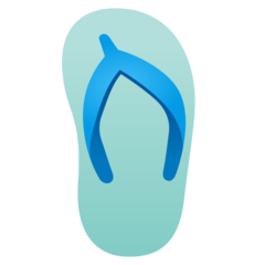 How emoji thong sandal displayed on Google