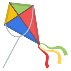 How emoji kite displayed on Google