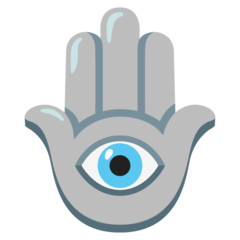 How emoji hamsa displayed on Google