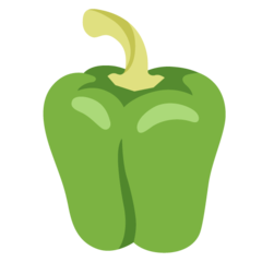 How emoji bell pepper displayed on Google