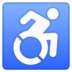 How emoji wheelchair symbol displayed on Google