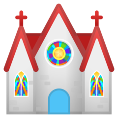 How emoji church displayed on Google