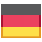 How emoji flag: Germany displayed on HTC