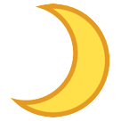 How emoji crescent moon displayed on HTC