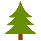 How emoji evergreen tree displayed on HTC