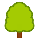 How emoji deciduous tree displayed on HTC