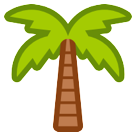 How emoji palm tree displayed on HTC