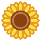 How emoji sunflower displayed on HTC