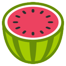 How emoji watermelon displayed on HTC