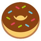 How emoji doughnut displayed on HTC