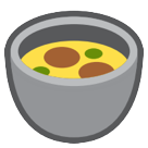 How emoji pot of food displayed on HTC