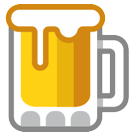 How emoji beer mug displayed on HTC