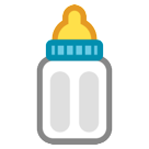 How emoji baby bottle displayed on HTC