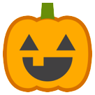 How emoji jack-o-lantern displayed on HTC