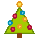 How emoji Christmas tree displayed on HTC