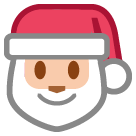 How emoji Santa Claus displayed on HTC