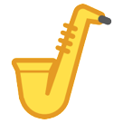 How emoji saxophone displayed on HTC