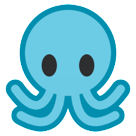 How emoji octopus displayed on HTC