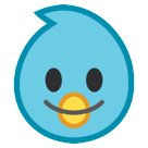 How emoji bird displayed on HTC