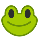 How emoji frog displayed on HTC