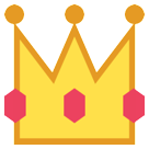 How emoji crown displayed on HTC