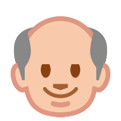 How emoji old man displayed on HTC