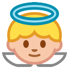 How emoji baby angel displayed on HTC