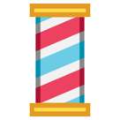 How emoji barber pole displayed on HTC