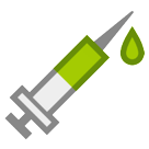 How emoji syringe displayed on HTC