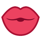 How emoji kiss displayed on HTC