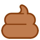 How emoji pile of poo displayed on HTC