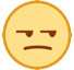 How emoji unamused face displayed on HTC