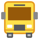 How emoji oncoming bus displayed on HTC