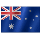 How emoji flag: Australia displayed on Huawei