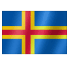 How emoji flag: Åland Islands displayed on Huawei