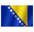 How emoji flag: Bosnia & Herzegovina displayed on Huawei