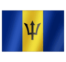 How emoji flag: Barbados displayed on Huawei