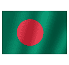 How emoji flag: Bangladesh displayed on Huawei