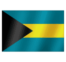 How emoji flag: Bahamas displayed on Huawei